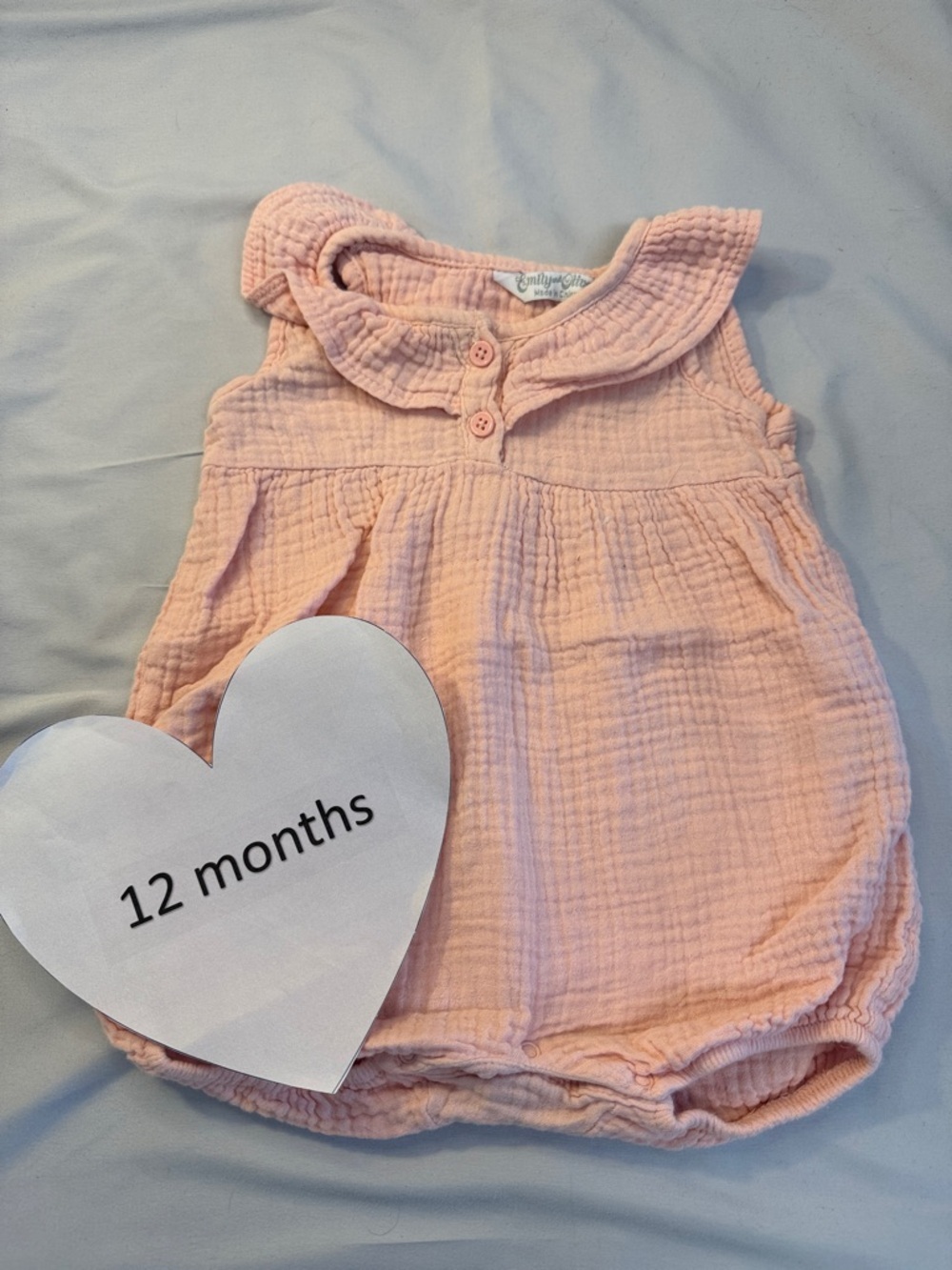 Emily Oliver - Pink Baby Romper